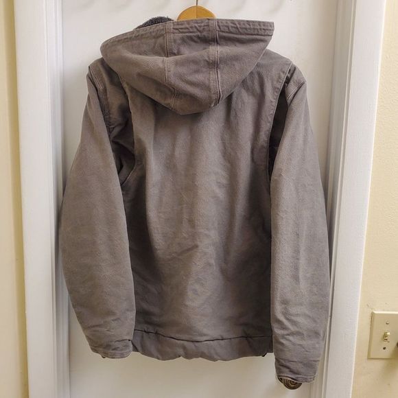 😍carhartt full swing sherpa lined canvas jacket size women's XS - Picture 6 of 9